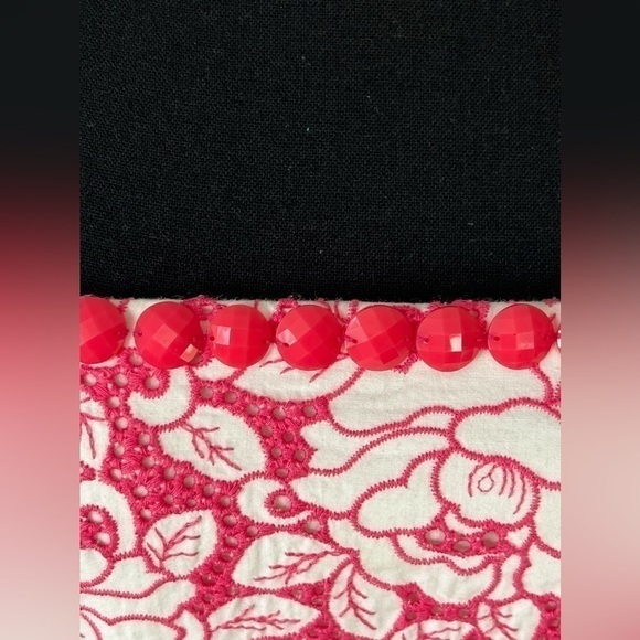 Lilly Pulitzer NWT Allegra Dress Holy Roses hotty pink roses eyelet dress size 4 - Picture 5 of 10